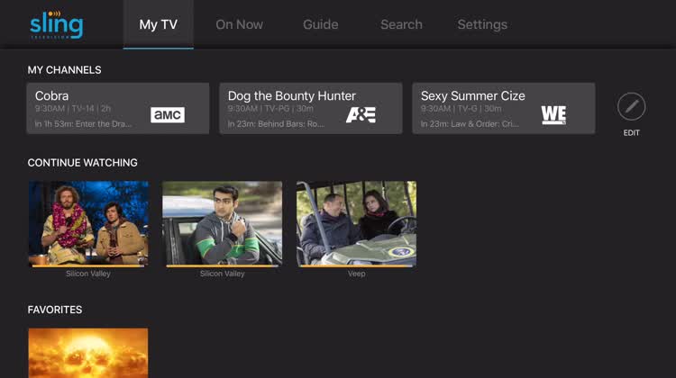 how to use sling tv on apple tv