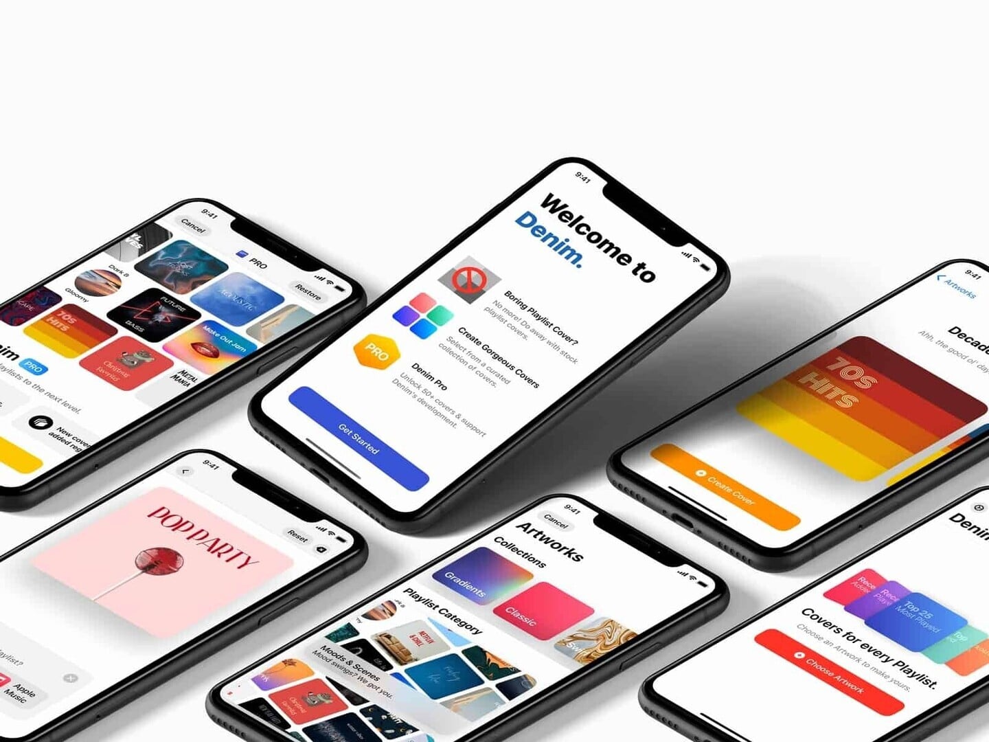 Denim Playlist Cover Maker Gets a Big Update With New Artwork and More