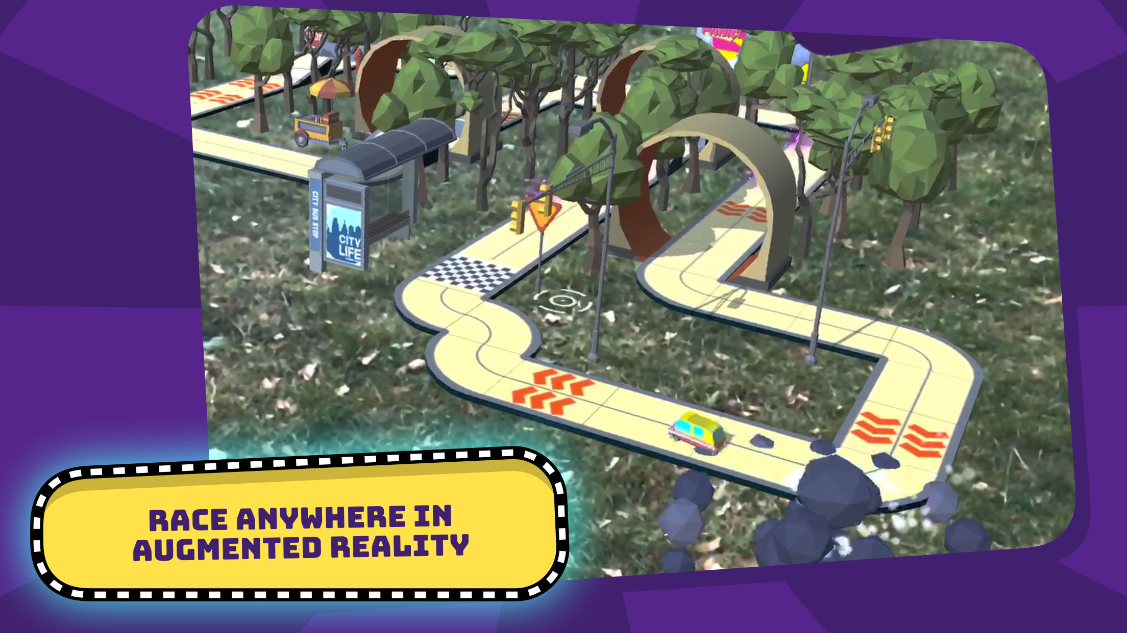 The World is Your Race Track in Room Racer AR