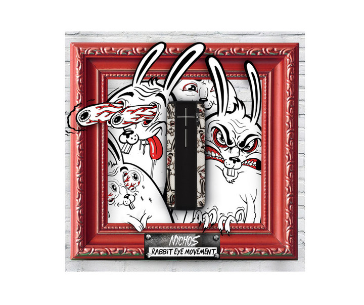 The company's latest UE Boom special edition, Rabbit Eye Movement, is by Austrian artist Nychos.
