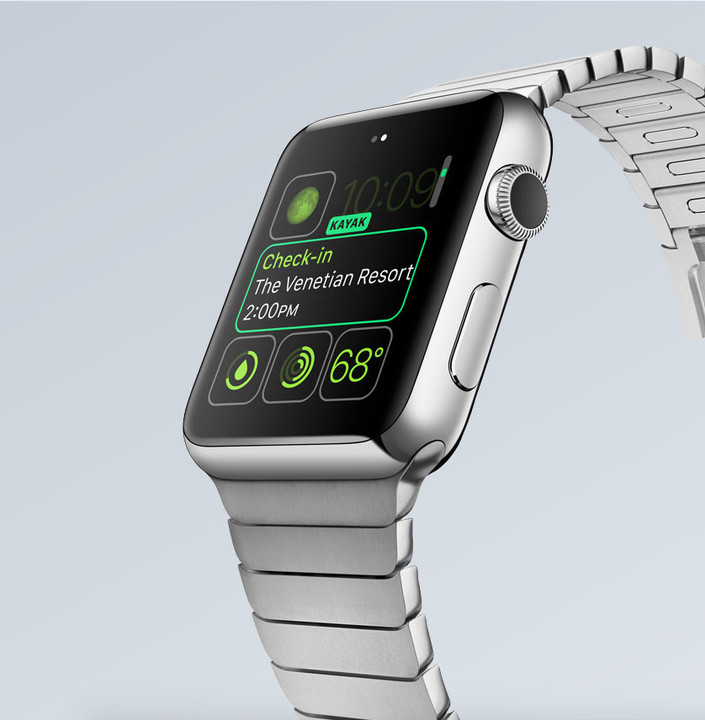 The Apple Watch features an OLED screen.
