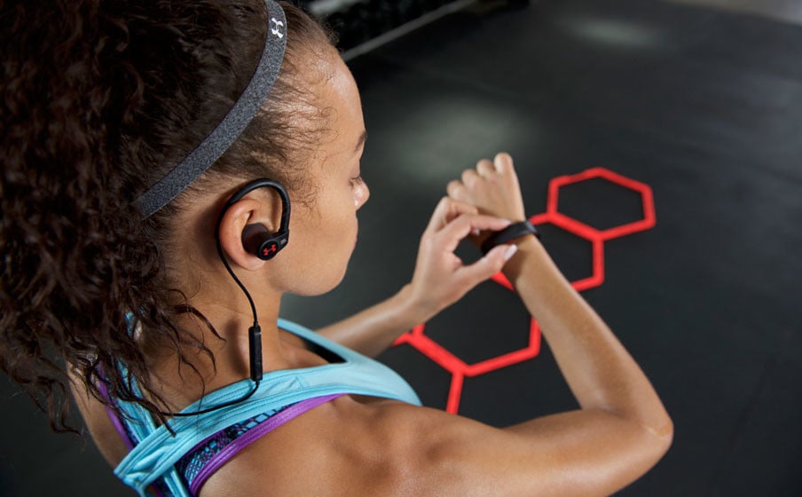 Run to the New UA Sport Wireless Heart Rate Headphones by JBL