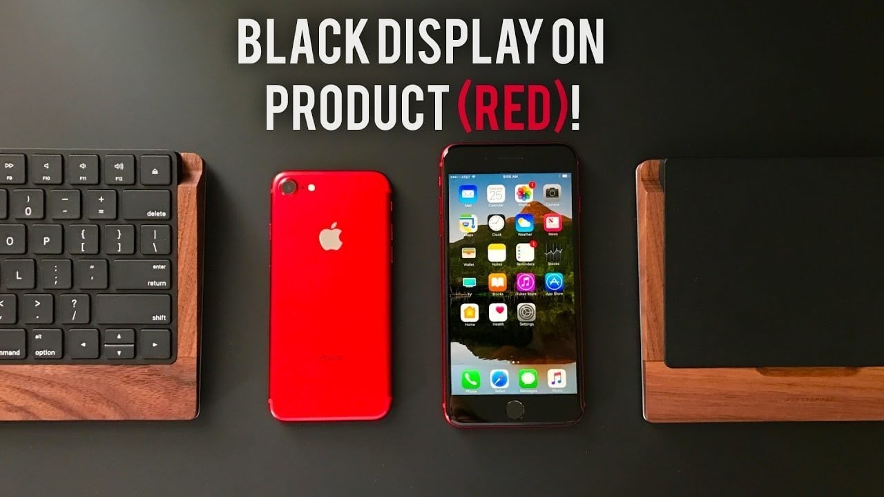 Product RED iPhone black front