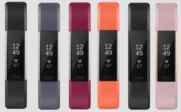 fitbit alta hr screen