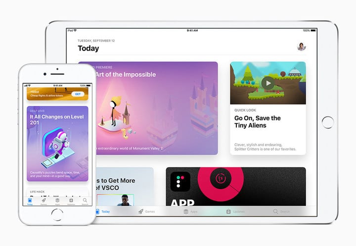 The App Store has been redesigned for the first time ever. 
