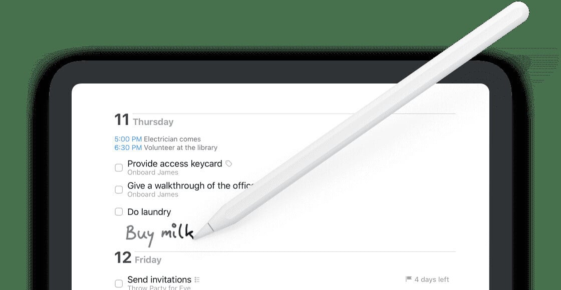 ToDo App Things Adds Home Screen Widgets, Apple Pencil Scribble