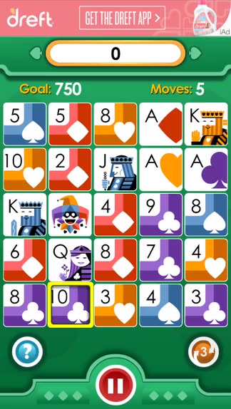 Every hand counts in Poker PLAY!, a challenging puzzle game