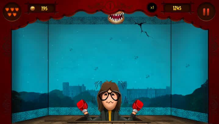 Punch and blast the puppets away in Puppet Punch, an intense and challenging new arcade game